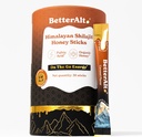Melhor Alt Puro Himalaia Shilajit Caramel Honey Sticks com Mel Orgânico É Fácil de consumir Shilajit 30 Sticks para energia Boost & Imune Support, 85+ Trace Minerals, 75%+ Ácido Fulvico