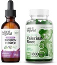 Selvagem e orgânica paixão flor tintura 2 fl oz & Valerian raiz chicletes