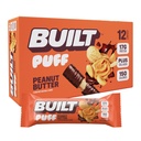 Barras de proteína Puff, Puff Bars, Puff manteiga de amendoim, 17g Snacks proteína, Bares on-the-go, Apenas 150 calorias, 6g açúcar, Colágeno, Glúten livre, 12 contagem