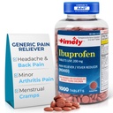 Time-CAP LABS, INC. Ibuprofeno oportuna 200mg 1000 Comprimidos - Comprimidos de alívio da dor e redutor da febre - para alívio da dor de cabeça, dor menstrual, dores de dentes, muscular, artrite dor e dores corporais