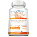 Aprovado Science® Appetite Supressor - Gymnema, Chromium, Cayenne Pepper - 60 Cápsulas - Feito nos EUA