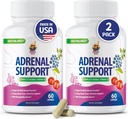 SUNNY SAM Cortex Adrenal Suplementos de Suporte para Gestão de Cortisol - Suporta Cortisol, Níveis de Energia e Regulação de Tensão