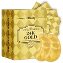 30 pares 24K Gold Eye Mask, Olhos Patches para Olhos Puffy e círculos escuros, Sob Mascara Patches Skincare, para Homens Mulheres