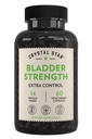 Cristal Star Bladder Força (60 cápsulas) – Herbal Urinary Tract Saúde e extra força Bladder Controle Suplemento, Extrato de cranberry, Extrato de semente de abóbora, Plantain e Raiz de Yam Selvagem, Não-GMO