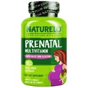 NATURELO Multivitamin pré-natal com ferro quelatado gentil, folato de metilo, planta cálcio & colina - Vegan, Vegetariano - Não-GMO - Glúten Grátis - 180 Cápsulas - 2 Mês de Fornecimento
