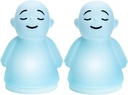 Conjunto de 2 Mindfulness Meditação Ansiedade e Stress Alívio Ferramenta, Itens relaxantes para crianças adultos, atualizados 2 em 1 Touch Breathing Night Light