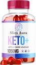 Slim Aura Keto ACV Gummies - Oficial Slim Aura Keto Plus Apple Cider Vinagre 1050MG Advanced Formula Gummys, All Natural Premium Formula, Slimaura Gomitas Comentários, 60 Gummies para 1 mês