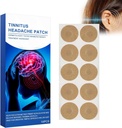 Remendos de zumbido, 10 PCs Remendos de ouvido para zumbido, Patch de dor de ouvido, Weaken de audição, Itchy Ears / Patch de tecido não-vermelho (10PCS)
