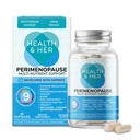 Saúde & seu suplemento de perimenopausa para as mulheres – O suplemento de perimenopausa no.1 do Reino Unido - Apoio ao bem-estar multi-nutriente para o estágio inicial da menopausa, Vegan, sem glúten, não OGM (60 ct - 1 mês)