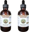 Hawthorn extrato líquido livre de álcool, Hawthorn orgânico (Crataegus Laevigata) Folha seca, flor orgânica e Glicerite de haste Havaí Pharm Suplemento de ervas naturais 2x4 oz