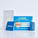 Hydrocolloid & Alum Stone Cold Sore Care Pack é um primeiro-de-sua-quind, tratamento revolucionário de três partes, mistura de remendos hidrocolloid, pedra de alum, & Lip Balm para acalmar sua ferida fria