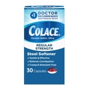 Moldador de fezes de resistência regular para alívio de constipação eficaz suave, No. 1 médico recomendado marca de amolecedor de fezes, 100 mg cápsulas de docusato, 30 contagem