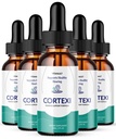Cortexi Ear Drops - Cortexi Hearing Support Drops, Cortexi Drops, Cortexi Reviews - Promove claridade auditiva, apoia audição saudável 5 pacotes