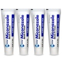 Globo (4 Pack) Nitrato de Miconazol 2% Antifúngico Creme, Curas Mais Atletas Pé, Jock Coceira, Ringworm e Mais.