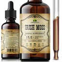 Irish Sea Moss Raw Organic Drops – Natural Irish Sea Moss Extract for Thyroid Support, Digestion & Energy – Liquid Dietary Supplement – Vegan, Non-GMO – 2 oz garrafa