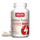 Jarrow Fórmulas Folato de metilo Veggie Caps - 1000 Mcg - 100 contagem - Suplemento de folato de metilo - Para fornecer folato - 5-MTHF Suplemento - Não-GMO - Glúten Grátis