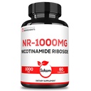 Satoomi NAD Nicotinamida Riboside - NR 1000mg Suplemento - 60 Contagem por 30 dias
