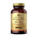 Solgar Vitamina B1 (Thiamin) - 100 Comprimidos - Super Potência, 500mg Fórmula - Não-GMO, Vegan, Sem glúten, Kosher, Halal - 100 Servimentos