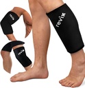 REVIX XL Shin Splints manga de gelo, Calf Pacotes de gelo para lesões reutilizáveis, joelho, braço e cotovelo, manga fria manga de compressão inferior alívios osso dano e recuperação de corrida, cobertura 360°
