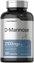 Horbäach D-Mannose .. 2100mg .. 120 Cápsulas .. maior potência .. Não-GMO e sem glúten