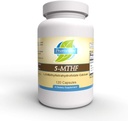 Prioridade 1 Vitaminas 5-MTHF 1mg Suplemento de folato Forma ativa biodisponível Vitamina B9 120 Cápsulas vegetarianas [6]-5-Metiltetrahidrofolato Metilação