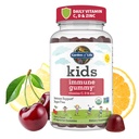 Jardim da vida Crianças gomas de apoio imune com vitamina C, D como D3 & Zinco para 3-em-1 Imunidade diária das crianças – Orgânico, Não-GMO, Sem glúten, Vegetariano, Açúcar livre, Flavor de cereja, 30 dias de fornecimento