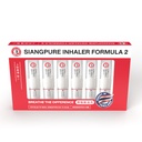 Siang Pure Aromatherapy Nasal Inhaler - Refrigeração Menthol, Pimenta e Eucalyptus Oil - Alergia, Congestion & Sinus Relief (6 Pack)