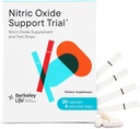 Berkeley Life Professional - Booster de óxido nítrico e tiras de teste - cápsulas de 20 dias e 4 tiras de teste - pacote de teste