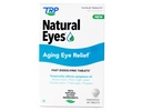 Os produtos de alívio Olhos naturais Envelhecimento Eye Alief - 100% naturais ativos Ingredientes - rápida dissolução comprimidos para saúde ocular, visão noturna pobre, olhos cansados, secura e vermelhidão 48Ct