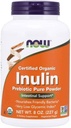 NOW Inulin Prebiótico Fos, 8-Ounts (Pacote de 2)
