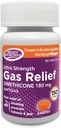 Alívio de gás Ultra Força, 180mg Simethicone (150 Softgels) Rápido alívio de gás, Bloating, Fullness, Desconforto doloroso, Compare com Ultra força Phazyme Ingrediente ativo