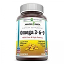 Extraordinário Omega 3.6.9 Suplemento 1200 Mg Flavor de Limão Fórmula única de óleo de linhaça, óleo de Borage, ácidos gordos Não-GMO Não-Gluten-Free □ Made in USA (1 Pack 250 Softgels)