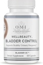 OMI WellBeauty Bladder Control, clinicamente comprovada para apoiar a frequência urinária, reduzir visitas ao banheiro, 60 cápsulas vegetais