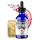 FWS Coloidal Gold Liquid Drops, Ascension Meditação Ajuda Espiritual Brain Boost, Melhorar Conscientização Clarity Dreams Intuição, Feito de 99,99% Puro Ouro Suíço, 100 ppm, Ruby Red, Real 24K