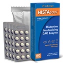 Medagel HISTAsolv Extra Strength DAO Enzime Supplement for Histamina Food Intolerance - Easys Digestive Disconffort - Patented Tech - Made in Austria - 60 Pack