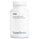 Supersmart - NAG Suplemento 1500mg por dia (N-Acetil Glucosamina) - Sulfato de Glucosamina de Alta Absorção - 90 Cápsulas Vegetarianas
