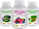 ANDREW LESSMAN 3 Produto Alimentos Saudáveis Pacote - 60 Contar Cada um dos extratos crucíferos, extratos de fruto completo anti-oxidante e complexo de alimentos verdes. Proporciona benefícios nutricionais de 20+ Alimentos mais saudáveis.
