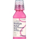 Líquido de alívio do estômago Foster & Thrive para Náusea, Azia, Indigestão, Estômago irritado e Diarréia - Alívio Rápido para 5 Sintomas, Antidiarreia, Subsalicilato de Bismuto 525 mg, Original, 8 Oz