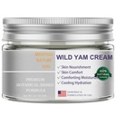 Creme de Yam selvagem orgânico para mulheres - conforto da pele calmante, ingredientes naturais, 120g