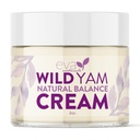 Creme de inhame selvagem para equilíbrio hormonal - Moisturizer de inhame selvagem raiz com bagas de árvore de caste & Clover vermelho - Moisturizer de manteiga de karité para equilíbrio hormonal - Enriquecido creme de inhame selvagem raiz para mulheres (2 onças)