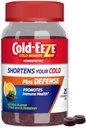 Frio-EEZE Plus defesa Citrus Natural & Elderberry Zinc Chewable Gels, Homeopático Cold Remedy, Encurta sintomas frios comuns, Promove a saúde imunológica com Sambucus Nigra, Echinacea & Rose Hips, 25 Ct