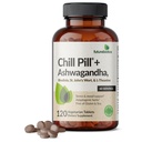 Futurebiotics Chill Pill + Ashwagandha, Rhodiola, St. John’s Wort, & L-Theanina - Não-GMO, 120 comprimidos vegetarianos