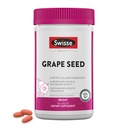 Swisse Grape Seed Extract Cápsulas Antioxidante Herbal Supplement – Suplemento de Polifenóis de Sementes de Uva + Antioxidante Vitamina C – Promove a Saúde da Pele e Produção de Colágenos – 300 Comprimidos