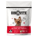 Dinovite 3 em 1 Probiótico para Cães Pequenos, Pele & Revestimento, Saúde Digestiva & Alívio Conjunto, Toppers de Alimentos para Cães, Suporte Imune, Alergia Relief & Itch Relief Skin Care, 30 Servings (1-18lb)