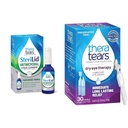 TheraTears SteriLid Eillid Cleanser e Seco Eye Therapy Lubricante Eye Drops Bundle, 2 fl oz e 30 frascos