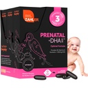 Vitamina pré-natal Zahler com DHA e folato - Suplementos DHA e multivitamina pré-natal para mãe e filho - Kosher Vitaminas pré-natais DHA com ferro, pré-natal Softgels (180 Count of 1))