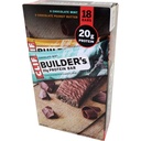 Clif Builder's Chocolate Protein Bar, 2,4 onças, 18 barras/caixa (220-00543)