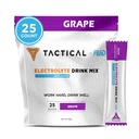 Fluido Táctico - Açúcar Zero, Keto Electrolyte Powder, Pacotes de Hydration, Made in USA (Grape, 25 Count)