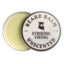 Balsa de barba viking para homens - Deixe em Beard Conditioner - Styling Balm feito com manteiga de barba naturalmente derivada, Argan & Jojoba Óleos (2 Ounce (Pacote de 1), Unscented)