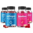 NutraChamps cabelo completo, pele & pregos Bundle. Biotina, Colágeno, Queratina